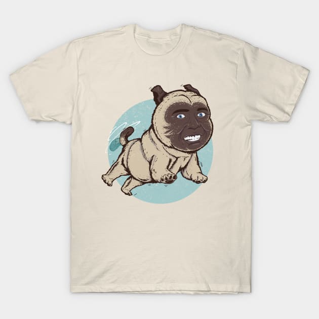 Freak Pug T-Shirt by MeFO